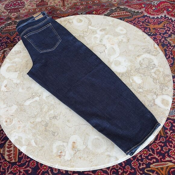 NWT American Eagle Stretch Barrel Jeans in True Rinse Size 14 - Picture 6 of 14